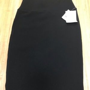 LuLaRoe Cassie Skirt, Black, XS